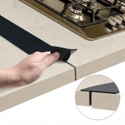 1pc Silicone Stove Gap Cover, Sealing Strip Between Stove And Countertop