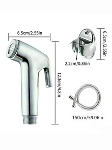 Handheld Sprayer - Multifunctional Bathroom Shower Kit, Suitable For Personal Hygiene, Toilet Cleaning, Pet Bathing, And Plant Watering With Adjustable Nozzle And Hose, Very Convenient - A - View 3