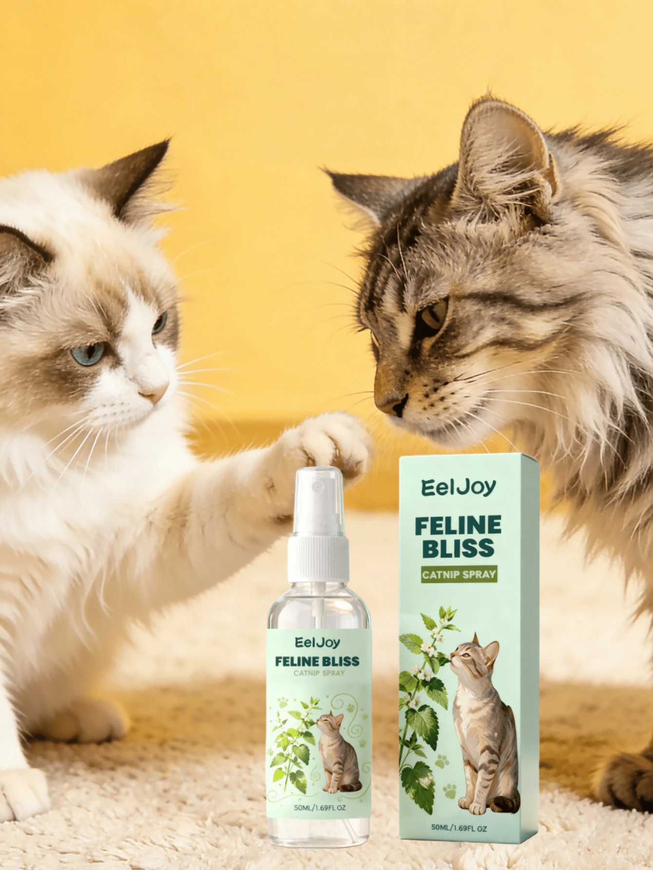 猫咪喷雾，持久留香，趣味宠物猫玩耍互动喷雾 - 薄荷 - 查看 1