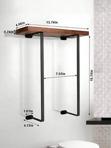 (2-7 Daysmust Arrive)Towel Rack Wall Mounted, Bathroom Towel Storage, Wall Towel Holder, Bathroom Organizer, Shower Organizer Rack, Bath Towel Racks For Bathroom Towel Storage Rack With Shelve For Rolled Towel Organizer, Shower Caddy, Wall Mounted Bathroom Shelves Over Toilet For Bathroom, Kitchen, Bedroom, Living Room, Home Decor, Bathroom Decor And Accessories, Bathroom Organizer, Shower Accessories, Room Decor, Bathroom Decor, Shelves, Bathroom Accesssories, Bathroom Storage, Bathroom Orginazor, Bathroom Shelves, Minimalist Design Storage Organizer For Large Towels, Small Towels, Hand Towels, Halloween/Christmas Gifts, Back-To-School Season, Shower Caddy, Apartment Essentials, Wall Deocr, Bathroom Orginazor, Wall Decor, Hooks, Vanity Accerories, Shower Shelves, Bathroom Decor And Accessories, Wall Shelf, Toilet Paper Holder, Home Accesssories, Shower Organizer, Bathroom Tray, Perfume Tray, Floating Shelves For Wall - 彩色 - 查看 4
