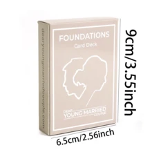 Roligt konversationskortspel, ett avslappnat underhållningskort lämpligt för fester och sammankomster, överraskningspresent till jul - Multifärgad - Visa 11