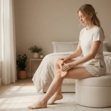 SilvaLex Wooden Massage Tool, Full Body Massager, Hand Massager, Leg Massager, Shoulder Massager, Shoulder & Neck Massage Tool, Facial Massage Tool, Back Massager, Waist Massager, Full Body Muscle Massager - Apricot - View 5