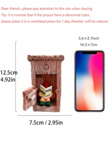 1 Tượng người lùn bằng nhựa resin ngộ nghĩnh ngồi trên bồn cầu đọc sách - Tượng nhỏ đáng yêu thích hợp để trang trí sân vườn, bãi cỏ, vườn nhà, chậu cây. Tượng được sơn thủ công, chống chịu thời tiết, tạo thêm không khí vui tươi cho khu vườn nhà, ban công và nhà kính. Món đồ trang trí độc đáo hoàn hảo cho những người yêu thích vườn cổ tích và là món quà tân gia tuyệt vời. - A - Xem 10