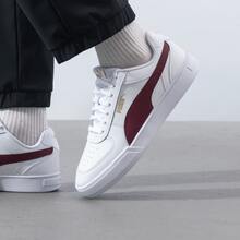 Giày thể thao cổ thấp đế mỏng PUMA Caven thoải mái và đa năng, unisex, màu trắng và đỏ. - Trắng Đỏ - Xem 4