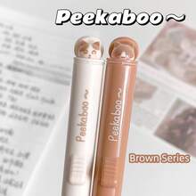 2/4支装新款猫咪主题按压式圆珠笔，0.5毫米黑色速干可爱猫咪圆珠笔，创意学习及办公用品，适合爱猫人士，学校、办公室、派对及节日礼物 - 均碼 - 查看 10