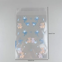 200个透明自粘礼品包装袋，塑料袋，适用于泰迪熊和蝴蝶结图案礼品、珠宝首饰、DIY工艺品等，适合节日、生日、婚礼和派对礼品包装。 - 包裝袋 - 查看 8