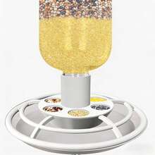 1pc 500ml Automatic Bird Feeder, Anti-Splash Parrot Food Container, Automatic Dispenser, Hanging Bird Cage Accessory - one-size - View 3