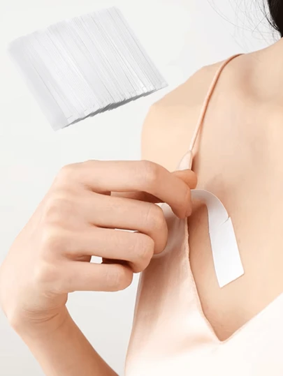 360/180/72/36片装双面人体胶带，透明隐形自粘胸贴，强力服装胶，无痕丰胸防滑贴，亲肤材质，适用于连衣裙、内衣、节日、旅行、婚礼、圣诞礼物