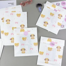 100pcs 4.7x6.7 Inch Gift Packaging Bags, Including Holiday Gift Paper Bags, Cartoon Cute Premium Packaging Paper Bags, Accessory Small Gift Paper Bags, Cute Puppy Pattern Paper Bags, Party Gift Packaging Bags, Creative DIY Decorative Gift Paper Bags, Suitable For Holiday, Wedding, Birthday Party Gift Bags And Gift Wrapping Paper Bags - Gift Bags - View 5