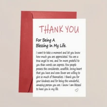 1pc Unique AndFunny Thank You Greeting Card With, Perfect Gift For Family,Loved Ones And Friends,Includes Envelope - View 5