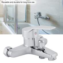 Sturdy Durable Wall Mounted Shower Mix Tap Faucet In Bathroom - Multicolor - View 8