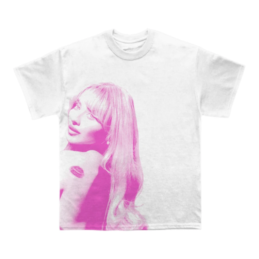 Sabrina "Short N Sweet" T-Shirt (With Backprint) Premium Quality Heavyweight Shirts For Adults Kids_1 - trắng - Xem 1