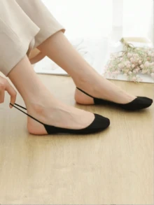 1/5/10 Pairs Women's Shallow Mouth Invisible Boat Socks, Non-Slip Thin Summer Socks That Won't Fall Down - Multicolor - View 3