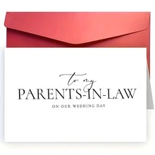 1 PC Unique Wedding Card, Suitable For Husband, Wife, Girlfriend, Mother, Father, And Brothers, Containing Beautiful Wedding Wishes, Unique Wedding Invitations, And Personalized Wedding Invitations Designed For Parents. - One Size Fits All - View 5