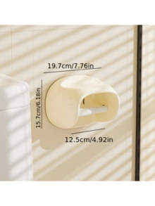 1 hộp đựng khăn giấy Dopamine mới, hộp đựng khăn giấy nhà tắm cao cấp gắn tường, hộp đựng giấy vệ sinh không cần khoan, hộp đựng giấy vệ sinh tự dính có khay đựng, giá đựng giấy vệ sinh chống thấm nước. - Nhiều màu - Xem 5