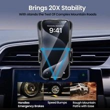 YWOR Pink Car Phone Holder, Universal Phone Mount For Car Dashboard,Super Suction Dash Cellphone Car Mount Stand - Black - View 9