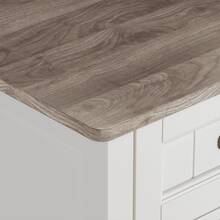 Kitchen  Sideboard With Drawers, Buffet Cabinet, 2-Door Kitchen Storage Cabinet With Adjustable Shelf - Grey - View 5