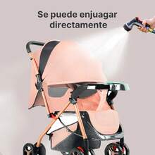 Carreola Para Bebés Niños Ultra Premium Plegable, 3 Colores - Rosa - Ver 2