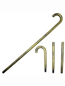 Halloween Party Props Costume Props All Black Cane Magician Cane Lincoln Cane - Multicolor - View 8