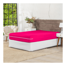 Gel Mesh Mattress Cover Protector With Zipper Single/Double/Queen And King - Various Colors - Hot Pink - View 9
