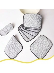 3/5pcs Kitchen Cleaning Cloths, Double-Sided Thick Multi-Purpose Cleaning Cloths, Strong Stain Removal & Easy Cleaning - A - View 2