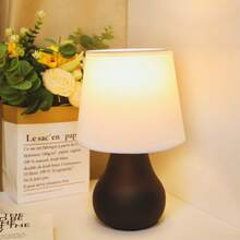 1pc Modern Minimalist LED Desk Lamp With Metal Base And USB Power Supply, Warm Soft Light Bedside Lamp, Dimmable, Suitable For Bedroom/Living Room/Office, Bedside Lighting, Study Lamp - Yellow - View 6