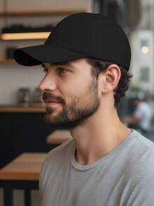 Set Of 3 Plain Basic Adult Caps With Curved Brim, Men's And Women's, Super Lightweight, Adjustable, Casual - 白色 黑色 灰色 - 查看 2