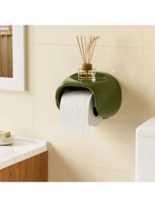 1 hộp đựng khăn giấy Dopamine mới, hộp đựng khăn giấy nhà tắm cao cấp gắn tường, hộp đựng giấy vệ sinh không cần khoan, hộp đựng giấy vệ sinh tự dính có khay đựng, giá đựng giấy vệ sinh chống thấm nước. - Nhiều màu - Xem 7