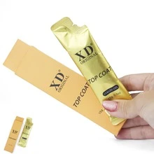 KIT 2 Refil Top Coat XD Original 15ml nova Formula Selante Alto Brilho Unhas em Gel - 30ml - Visão 3