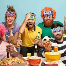 FIFA 1个2026世界杯主题派对装饰酒杯，适用于家庭聚会、球迷派对、拍照道具、派对用品、趣味服装配饰，可提升派对氛围 - 查看 3