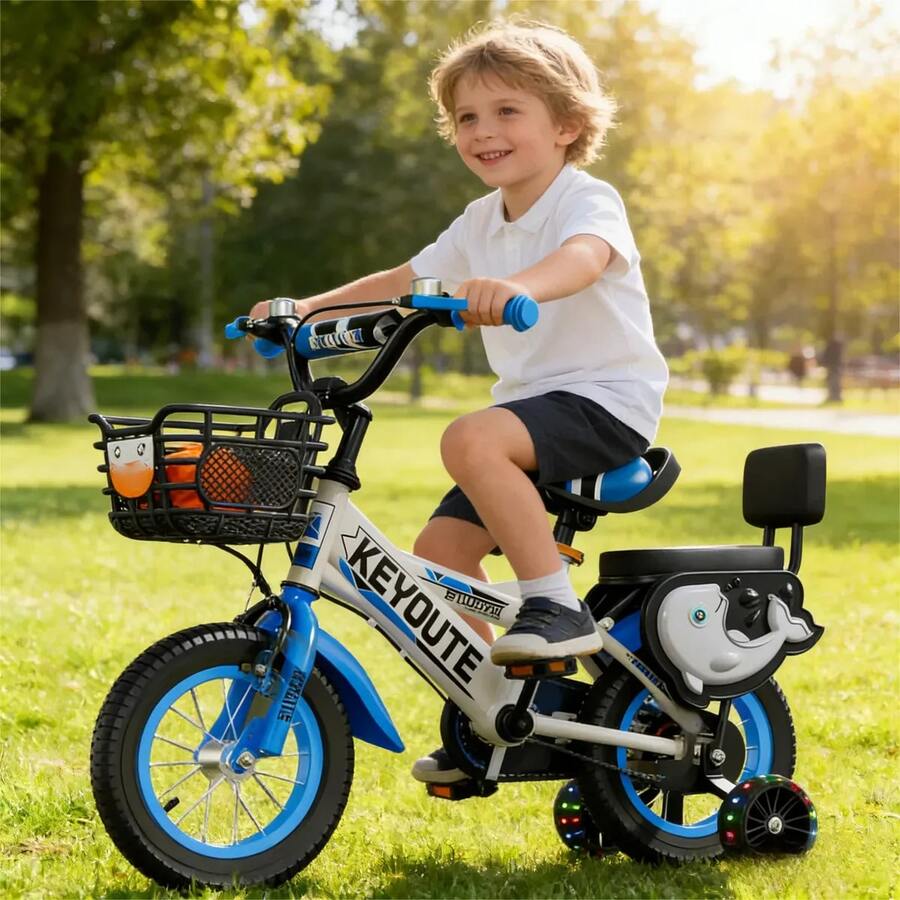 Bicicleta Niño R12 Con Pedales Y Cesta De Aluminio 2color