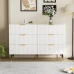 Elegant Modern Design Dining Room Cabinet With Drawers And Plenty Of Storage Space [Shipping Ref: Wf325790791waa] - White - View 3