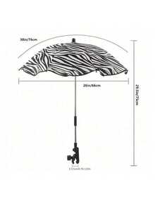 1. General Motors, Portable Sun Umbrella For Bicycles, Rain Shelter, UV Protection, 360 Degree Rotation, - A - View 3