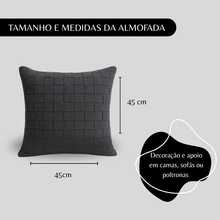 Macrame Cotton Ribbon Cushion Cover Boho Chic Rustic Trance Modern 45CM X 45CM - Black - View 9