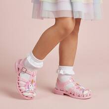 Spider Children's Sandals Kit 3 Pairs Women's Sandals Immediate Shipping Non-Slip - Purple - View 5