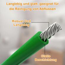 5/10个螺旋式管道疏通器，管道清洁工具。适用于马桶、排水管、淋浴房、厨房、浴室、浴缸、堵塞的排水管，也可作为开瓶器、清洁工具和柔性清洁工具使用。 - 清潔器 - 查看 2