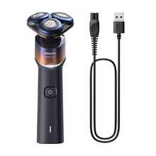 Afeitadora eléctrica Philips X5001 Wet & Dry con cabezales flotantes de 360°, 50 min de autonomía, resistente al agua IPX7, recargable por USB, SkinEase - Multicolor - Ver 10