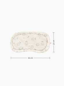 1个婴儿棉纱布平枕，新生儿0-12个月防吐口水拍嗝巾枕 - 彩色 - 查看 2