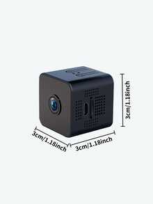 1pc Mini Square Camera, Home Security Camera, Portable Hidden Camera, 480P HD, Infrared Night Vision Wireless WiFi Camera, Built-In Hotspot, Loop Recording, 450mAh Long-Lasting Battery, 2.4G Network Only, HD Night Vision, Remote Monitoring, Motion Detection, SD Card Storage, Suitable For Home, Car, Office And Various Scenarios, 24/7 Online - Multicolor - View 10