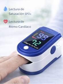 Pediatric Digital Index Finger Oximeter With LED Display Blood Oxygen - 寶藍色 - 查看 3