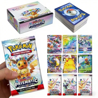 36pcs/Pack English Booster Pack, Battle Trading Card Game, Evolution, Collectible Cards, Random Styles, Collectible Cards, Construction Loan Monster Rare Collectible Cards, Collectible Cards