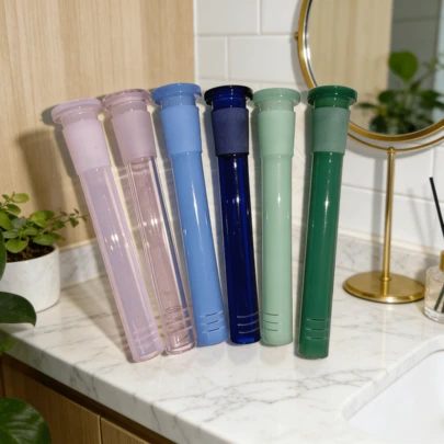 1 pieza Tubo de vidrio borosilicato de alta calidad de 14.5cm de longitud, hecho a mano y reutilizable