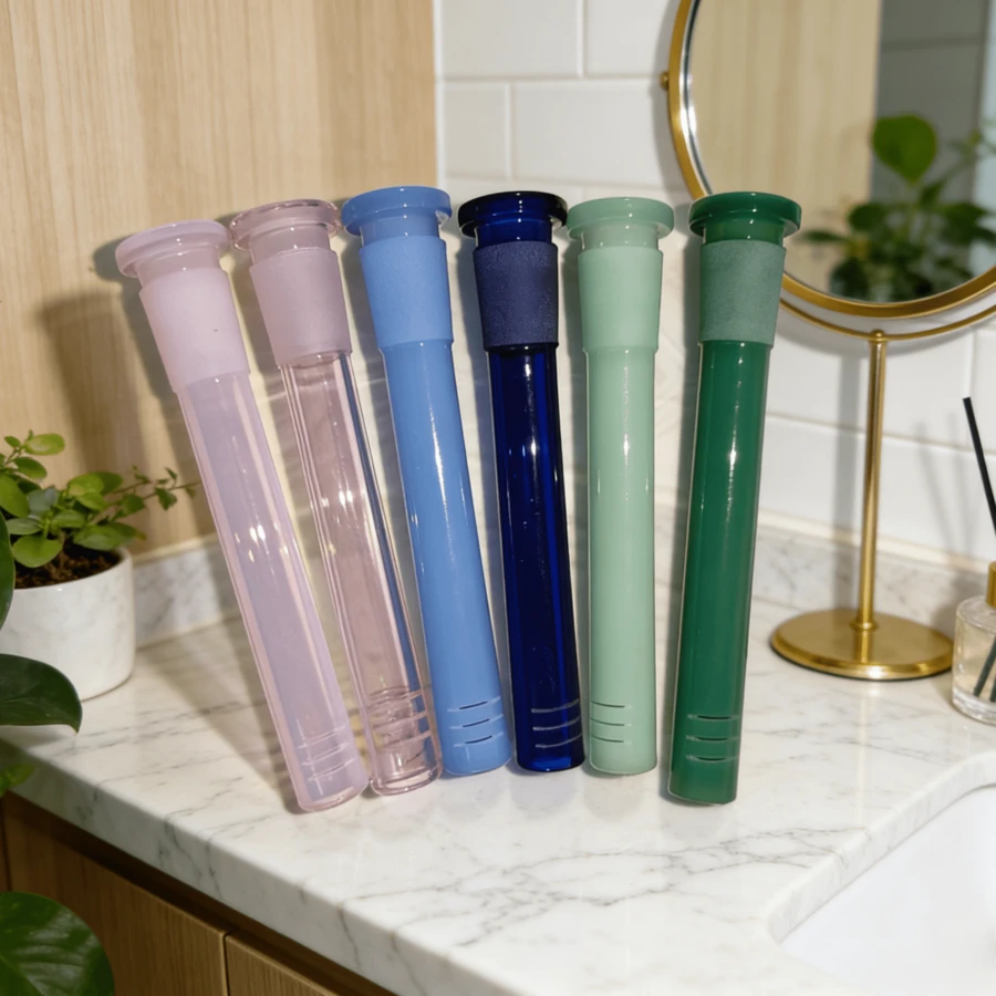 Ống thủy tinh borosilicate cao cấp, dài 14,5cm, làm thủ công và có thể tái sử dụng. - A - Xem 1