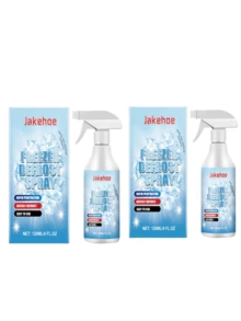 JAKEHOE Avfrostningsspray för islåda, kylskåp, ismaskin, bilfönster, kranar, avfrostning och rengöring av flera ändamål - Flytande - Visa 12
