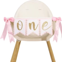 Pink and Gold Bow Banner