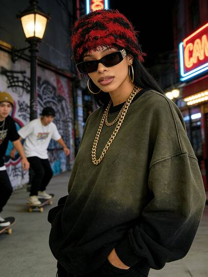 Unisex Knitted Beanie - Fluffy Warm Hat For Spring/Autumn With Hip-Hop Boom Bap Style | Thermal Pull-Over Cap For Outdoor Travel & Couple Matching