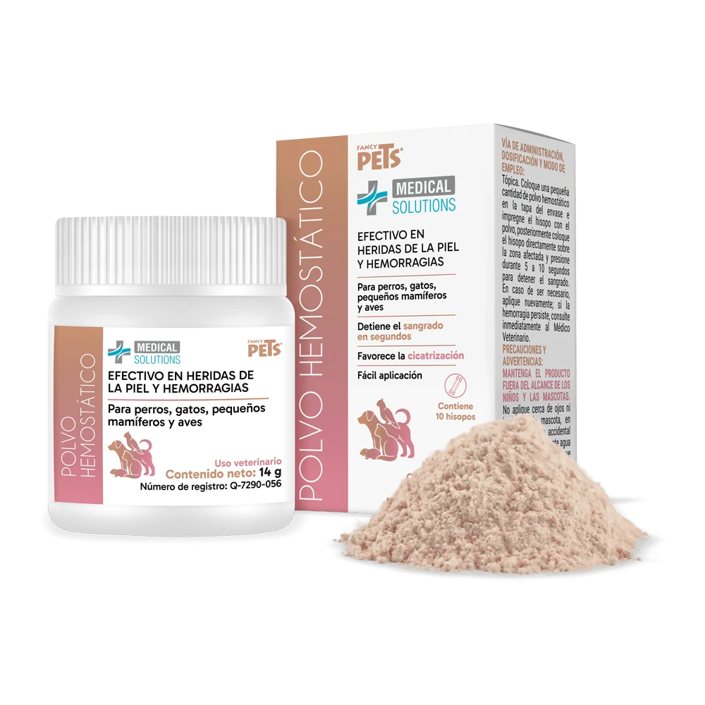 FANCY PETS Ms Polvo Hemostático Quick Stopper 14g Para Mascotas - Blanco - Ver 1