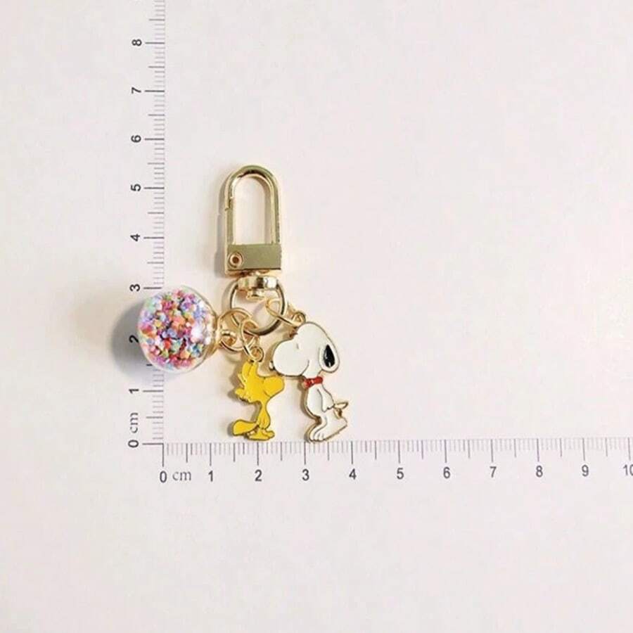1pc Japanese Cartoon Anime Keychain, Cute Pendant Gift For Students (Random Style) - Multicolor - View 1