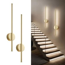 2pcs Luxury Black/Gold Wall Lamps With Remote Control - 50cm/80cm Type-C Rechargeable, Magnetic Installation, Dimmable, Suitable For Bedroom, Study, Living Room And Staircase - Black - View 3