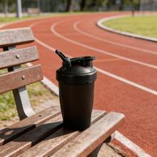 400ml Portable Milkshake Shaker Bottle, Fitness Supplement Protein Powder Cup - Multicolor - View 10